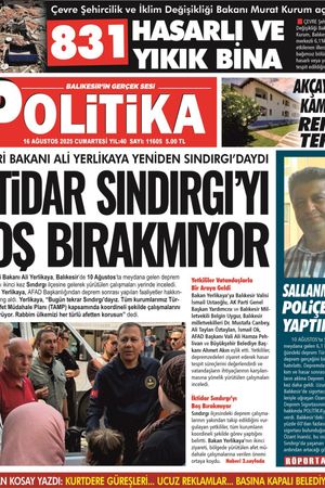 16 Ağustos 2025
