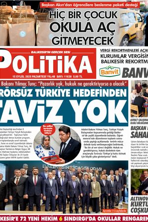 15 Eylül 2025
