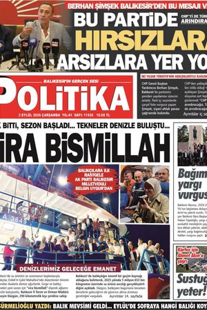 2 Eylül 2026