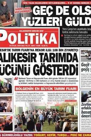 29 Eylül 2026